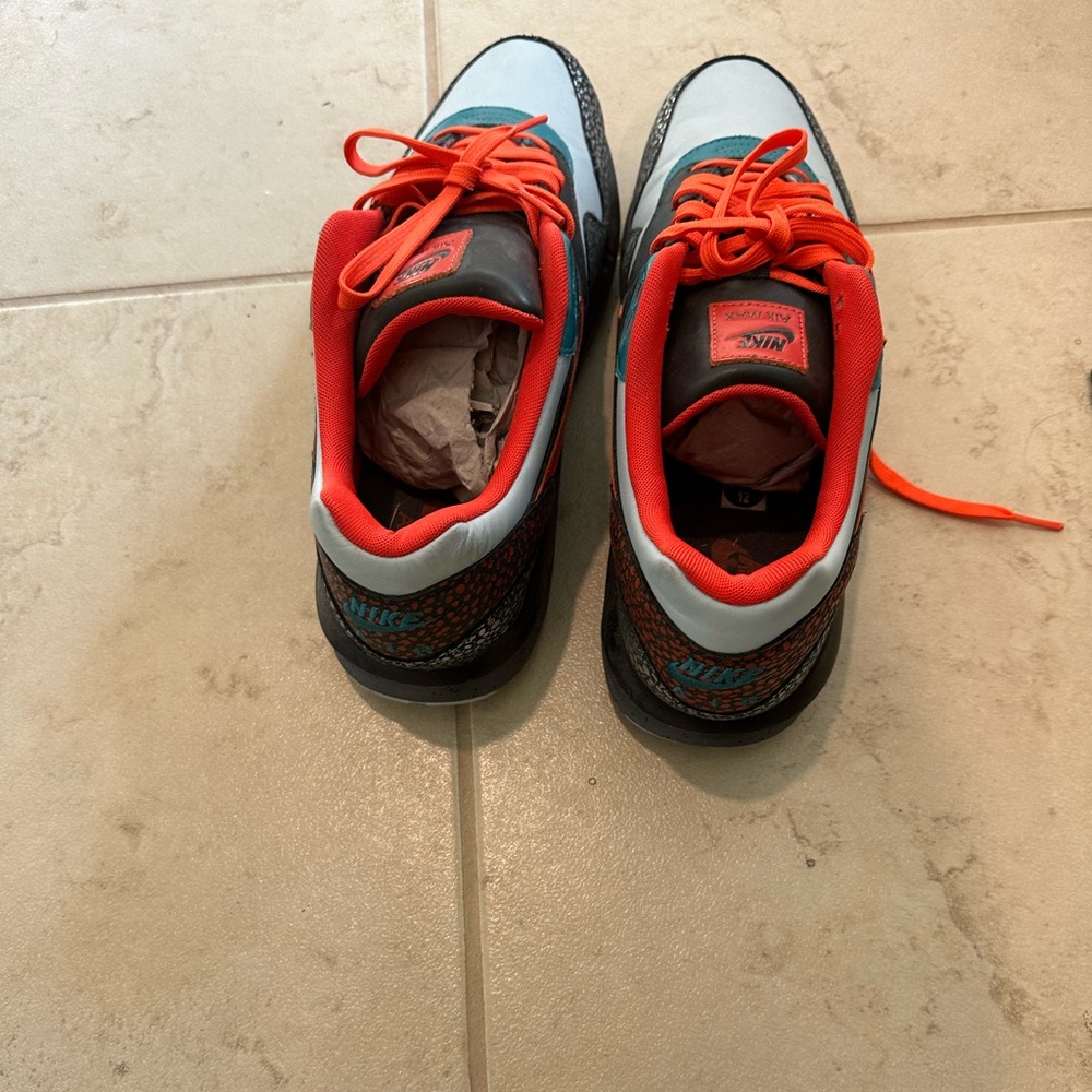 Nike Air Max Lunar 1 green/orange size 12